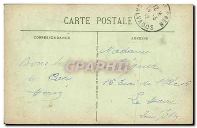 Caen - Racebaan — uitgever P. R. n°50 — Achterkant