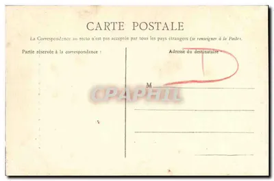 CAEN — Wielka Brama Zamku — L. D. — Rewers