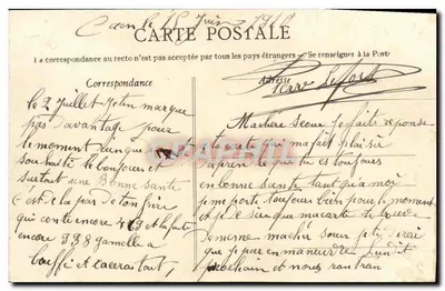 CAEN - Visão geral tirada do Velho Castelo — Coleção A.D. — n° 112 — Verso