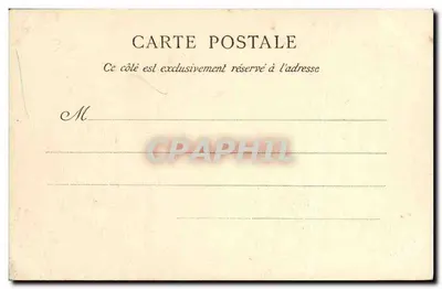 Caen — A Porta de Socorro do Velho Castelo — La C.P.A. Paris — Verso