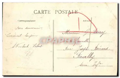 CAEN — Het Kasteel en de Kasemat Lefèvre (uitzicht genomen vanaf de Klokkenstoel van Sint-Pieter) — Nieuwe Galerijen, Caen — Achterkant