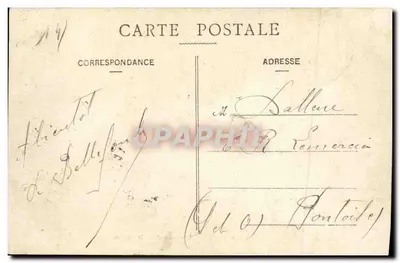 Caen — Wejście do Zamek — Wydawca nieznany, nr 25 — Rewers