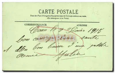 CAEN — Porta do Castelo — LL. — n°84 — Verso