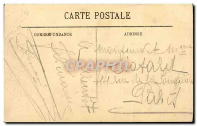 CAEN — Het Kasteel — Hulpdienstpost — LL — Achterkant