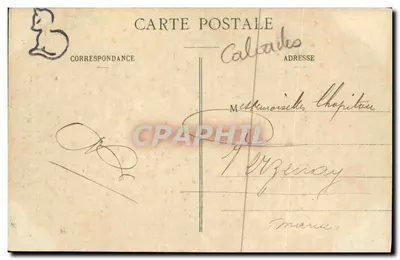 Cachos de outrora - CAEN (Calvados) — editor não visível, número de série não legível — Verso