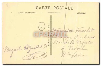 Stara Normandia — Jedno z Ujęć Kapelusza zwanej Bourgogne (Około Caenu) — H.E. Vire — Rewers