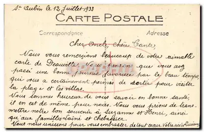 Trasa z Caen do Lisieux — Le Coupe-Gorge — Wyd. Maurice Dosey, Lisieux — Rewers