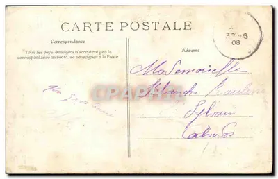 Pocałunek — z Caen — Wydawca EDO, n° PR — Rewers