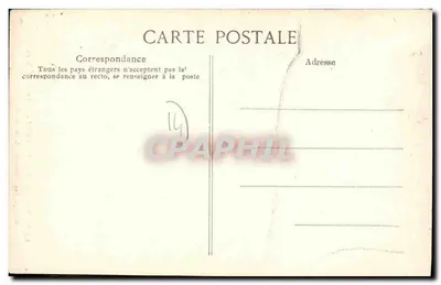 Caen - O Liceu Malherbe - A escada do Economato — Verso