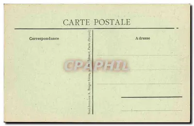 CAEN - Pensjonat Świętego Józefa — Widok z Gare de Caen à la Mer — Rewers