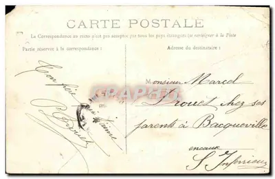 Caen — O Liceu e a Igreja de São Etienne — L. D. — Verso