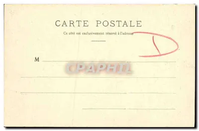 Caen — La Cour du Lycée — éditeur L. D. — Verso