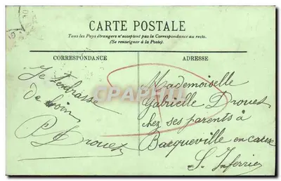 Caen — L'École Normale des Garçons — LL. — Rewers