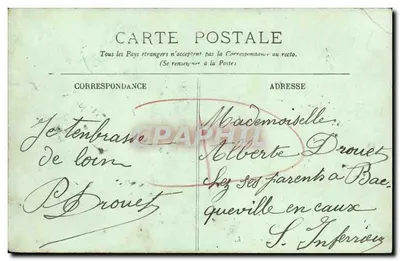 Caen — A Prefeitura — LL. — Verso