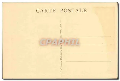 Caen — De prefectuur — A. Froment, fot.-edit., 123, rue Saint-Jean, Caen — Achterkant
