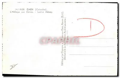 अब्बेई ऑस डम्स — कैन (कैल्वाडोस) — एडिशन ला सिगोने — पीछे