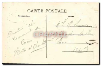 Caen — Katedra Trójcy Świętej, nawy (Abbaye aux Dames) — M. C. F. L., Issy-les-Moulineaux — Rewers