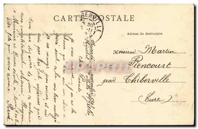 Caen - La Trinité (Abdij van de Dames) — B.F. Paris, n° (1) — Achterkant