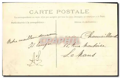 CAEN — A Trinité ou Abadia das Senhoras — Editor não visível — Verso