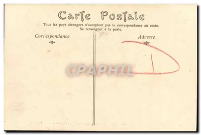 Caen — Katedra Trójcy Świętej, Klasztor Damski (XII wiek), kompleks na południowy zachód — NJa / 1906 — Rewers