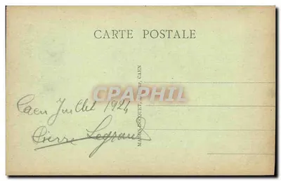 CAEN - Abadía de las Damas — Fundada por la Reina Mathilde, siglo XI — MAÉON-POQUET, CAEN — Reverso