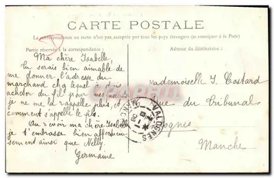 CAEN — A Trindade ou Abadia das Senhoras — editor não identificado — Verso