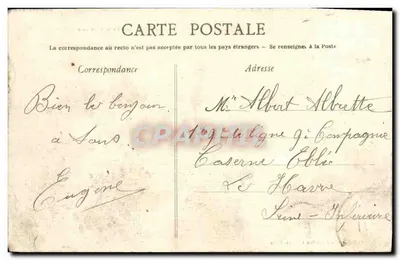 CAEN — A Igreja da Gloriette — Nouteller, Caen — Verso