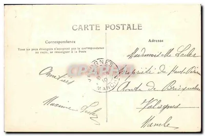 Caen — Le Vieux St-Etienne (église ruinée) — éditeur P.R. n°171 — Verso