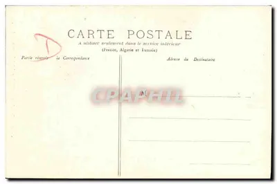 Caen — Binnenkant van de Kerk van Sint-Etienne — L. D. — Achterkant