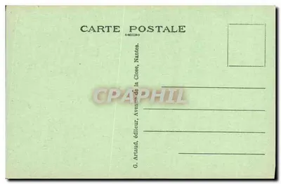 CAEN — Interior da Abadia dos Homens — G. Artaud, n° 1449 — Verso
