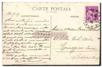 Caen — Abside da abadia dos Homens — editor desconhecido, n°3 — Verso