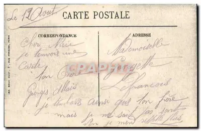 Caen — Fosy św. Julianna i Kościół św. Etienne — Wydawnictwo Nowych Galerii — N. G. — Rewers