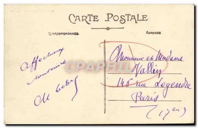 CAEN — Absydę kościoła św. Etienne — wydawca nieznany, nr 80 — Rewers