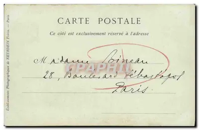 Caen — Igreja de São Etienne, Abadia dos Homens e o Liceu — Verso