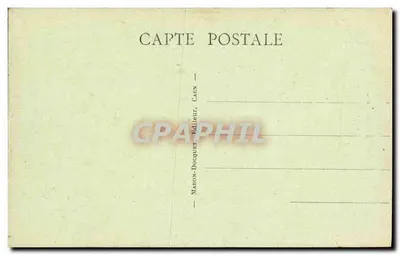 Caen - Igreja de São João, As Torres — editor Maison-Doquet, n° 142 — Verso