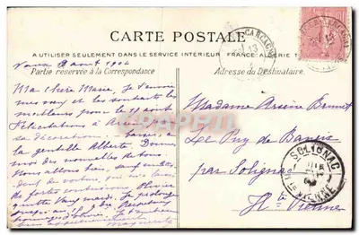 Caen — Kościół św. Jana — Stara pocztówka n°2709 — Rewers