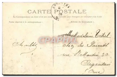 Caen — A Igreja de Saint-Ouen — L. D. — Verso