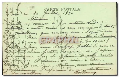 Caen — Abside da Igreja de São Pedro — Editor anônimo, n° 93 — Verso