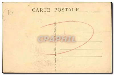 Caen — Katedra św. Piotra — A. Froment, fot. i wyd., 123, ul. św. Jana, Caen — Rewers