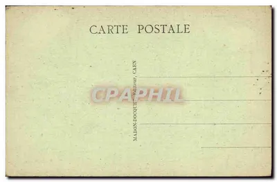 Caen — The Apse and Spire of Saint-Pierre Church — Mabon-Docquet, Publisher, Caen, n°18 — Back