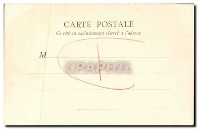 Caen — Igreja de São Pedro (fachada) — B.F., Paris — Verso