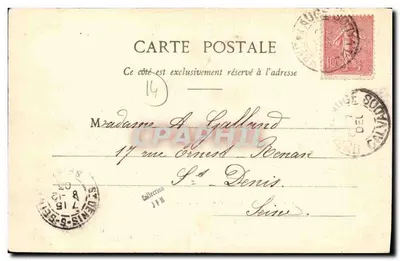 Castelo de Friardel, perto de Orbec (Calvados) — Imp. Lib. A. Legrand — número de série não visível — Verso