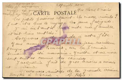 Franceville-Plage — L'ora del bagno — Fot. Combier-Macon — Verso