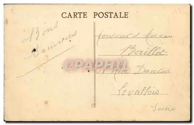 Franceville-sur-Mer — Avenue de la Mer — Fot. Combier, Macon — Achterkant