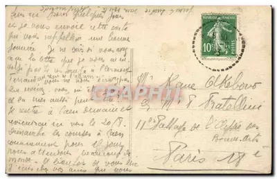 Franceville-Plage (Calvados) — A Praia na foz do rio Orne — Editor H. D. L. — Verso
