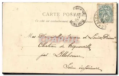 Capela do Castelo de Fontaine-Henri — J. Brochel, édit. Gen. Depeux — n° 138 — Verso