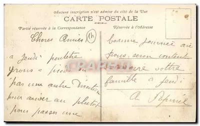 Pâturage de la Folletière — Orbec (Calvados) — Editor: H. e G. Wallo — Verso