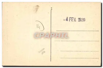 Kościół w Fierville-et-Bray-la-Campagne (Calvados) — upominek po księdzu Chantereau zmarłym w 1935 roku — wydawca nieodczytelny — Rewers