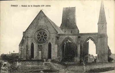 Évrecy — Ruínas da Capela (século XV) — Edição Beaussien