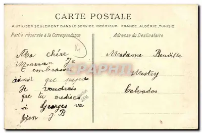 Esquay — Le Château — Façade Est — La G.P.A. — Verso